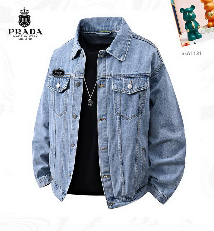 Prada Denim Jacket Mens ID:20250925-66